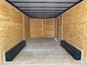 Panther Cargo 8.5’x20′ Enclosed Car Trailer 7k Ramp Door Black