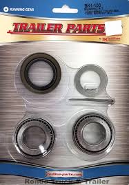 Trailer Parts Pro Hub - Hub & Drum Bearing & Seal Kit, For 2K Axles and BT8 Spindles