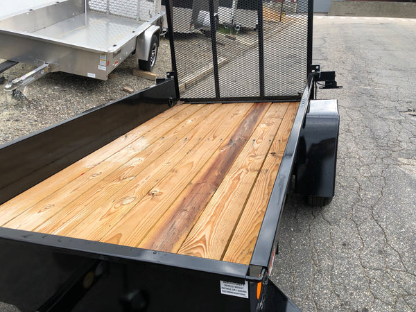 Utility Trailer 5' X 10' Solid Sided Car Mate w/Gate