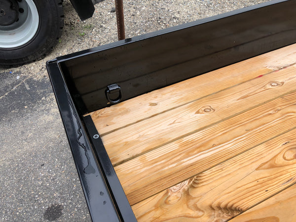 Utility Trailer 5' X 10' Solid Sided Car Mate w/Gate