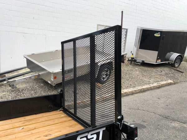 Utility Trailer 5' X 10' Solid Sided Car Mate w/Gate