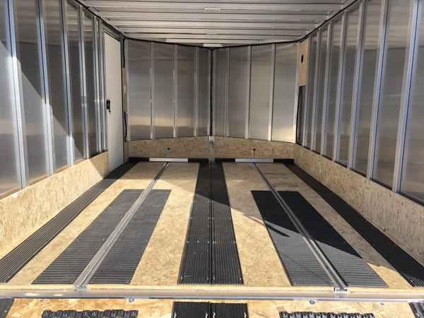 101"X12' Multi-Sport Durabull Snowmobile Trailer White DuraBull Trailers
