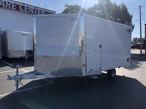 101"X12' Multi-Sport Durabull Snowmobile Trailer White DuraBull Trailers
