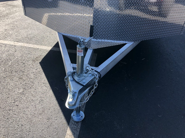 101"X12' Multi-Sport Durabull Snowmobile Trailer White DuraBull Trailers