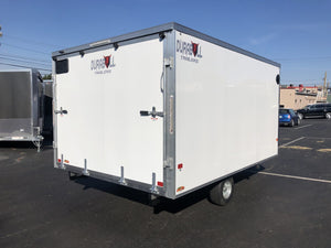 101"X12' Multi-Sport Durabull Snowmobile Trailer White DuraBull Trailers