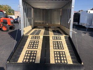 101"X12' Multi-Sport Durabull Snowmobile Trailer White DuraBull Trailers