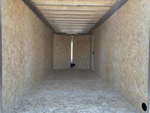 Aluminum Durabull Enclosed Contractor 7'x16'+2'V Ramp Door
