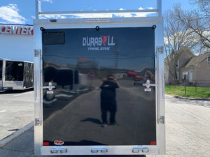 Aluminum Durabull Enclosed Contractor 7'x16'+2'V Ramp Door