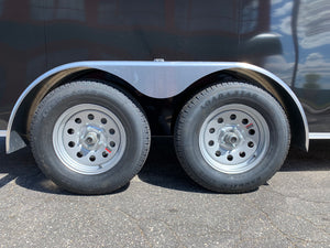 Aluminum Durabull Enclosed Contractor 7'x16'+2'V Ramp Door