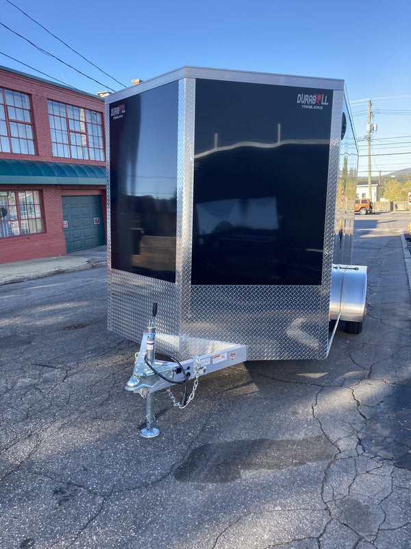 Durabull 7x14 Elite Series Enclosed Trailer Black Aluminum
