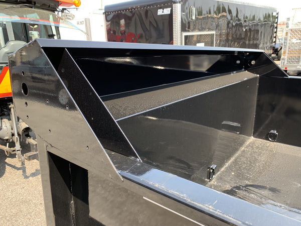 Griffin Dump Trailer 83"x12' Black 12,000 GVWR With Tarp Kit