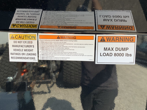 Griffin Dump Trailer 83"x12' Black 12,000 GVWR With Tarp Kit