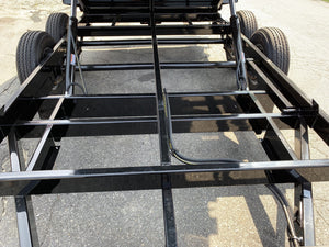 Griffin Dump Trailer 83"x12' Black 12,000 GVWR With Tarp Kit