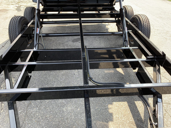 Griffin Dump Trailer 83"x12' Black 12,000 GVWR With Tarp Kit