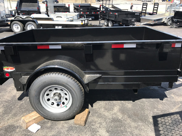 Griffin Dump Trailer 5'x8' BLACK 5K GVWR