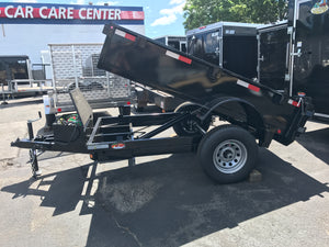 Griffin Dump Trailer 5'x8' BLACK 5K GVWR