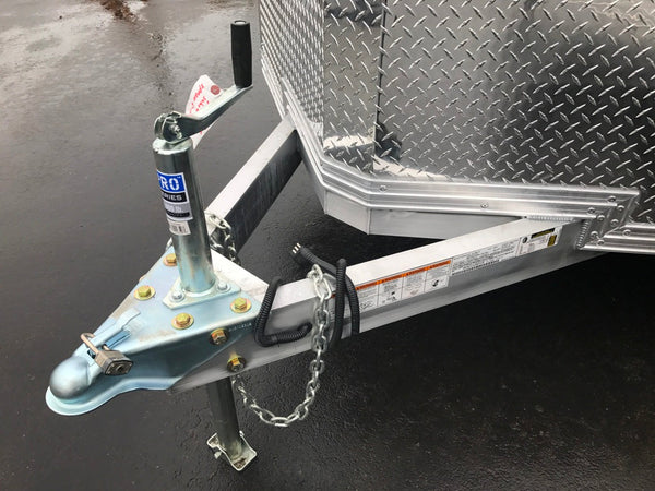 Enclosed Cargo Trailer 6'x12' CHARCOAL RAMP High Country Aluminum Xpress Trailers