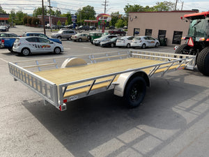 83x14 Aluminum Side/Rear Load ATV/UTV Trailer w/Stowaway Ramps High Country Trailers