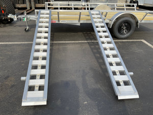 83x14 Aluminum Side/Rear Load ATV/UTV Trailer w/Stowaway Ramps High Country Trailers
