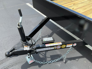 6′ X 16′ Car Mate Angle Iron HD Trailer (80″ WIDE) Solid Sides