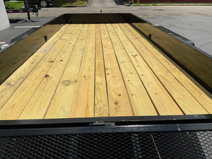 6′ X 16′ Car Mate Angle Iron HD Trailer (80″ WIDE) Solid Sides