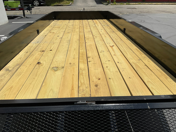 6′ X 16′ Car Mate Angle Iron HD Trailer (80″ WIDE) Solid Sides