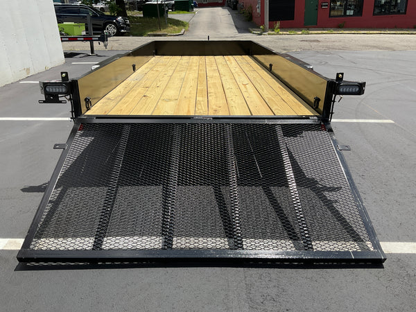 6′ X 16′ Car Mate Angle Iron HD Trailer (80″ WIDE) Solid Sides