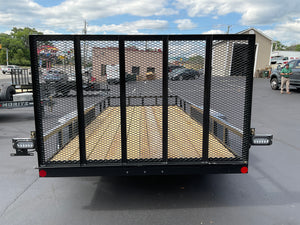 6′ X 16′ Car Mate Angle Iron HD Trailer (80″ WIDE)