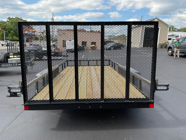 6′ X 16′ Car Mate Angle Iron HD Trailer (80″ WIDE)