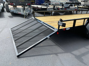 6′ X 16′ Car Mate Angle Iron HD Trailer (80″ WIDE)