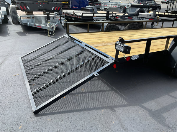 6′ X 16′ Car Mate Angle Iron HD Trailer (80″ WIDE)