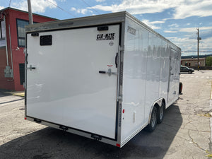 Enclosed Car Hauler Trailer 8.5'x20' WHITE Car Mate Sportster