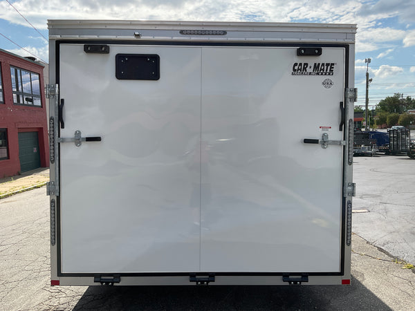 Enclosed Car Hauler Trailer 8.5'x20' WHITE Car Mate Sportster