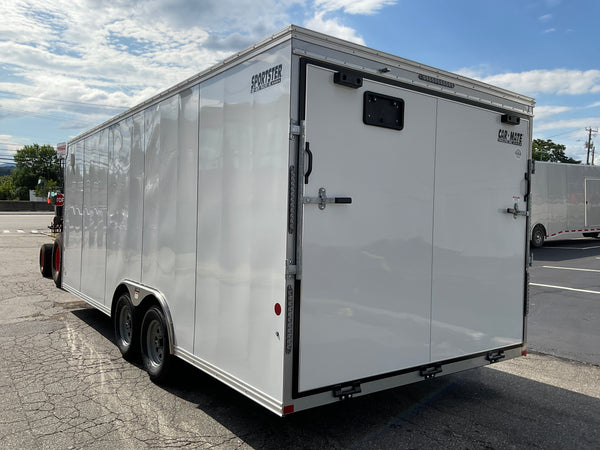Enclosed Car Hauler Trailer 8.5'x20' WHITE Car Mate Sportster