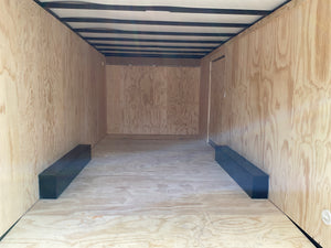 Enclosed Car Hauler Trailer 8.5'x20' WHITE Car Mate Sportster