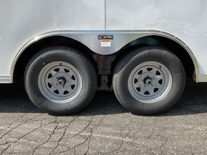 Enclosed Car Hauler Trailer 8.5'x20' WHITE Car Mate Sportster