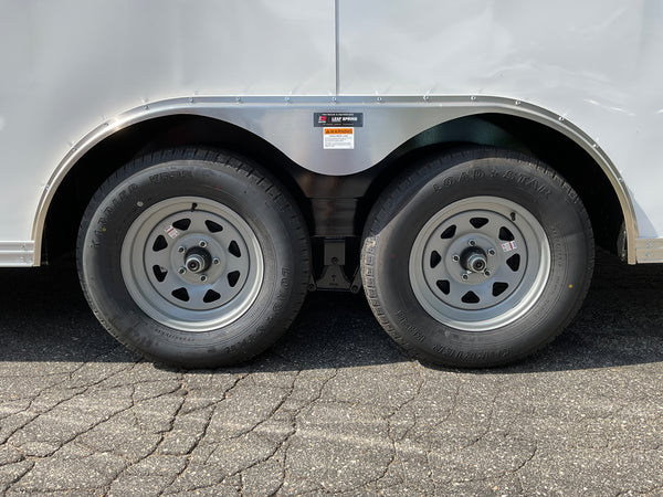 Enclosed Car Hauler Trailer 8.5'x20' WHITE Car Mate Sportster