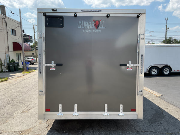 Durabull Trailers 7x16 Elite Charcoal Ramp Aluminum Cargo Trailer