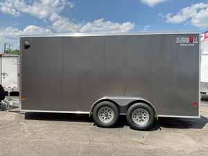 Durabull Trailers 7x16 Elite Charcoal Ramp Aluminum Cargo Trailer