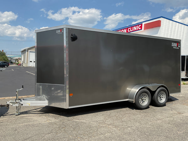 Durabull Trailers 7x16 Elite Charcoal Ramp Aluminum Cargo Trailer