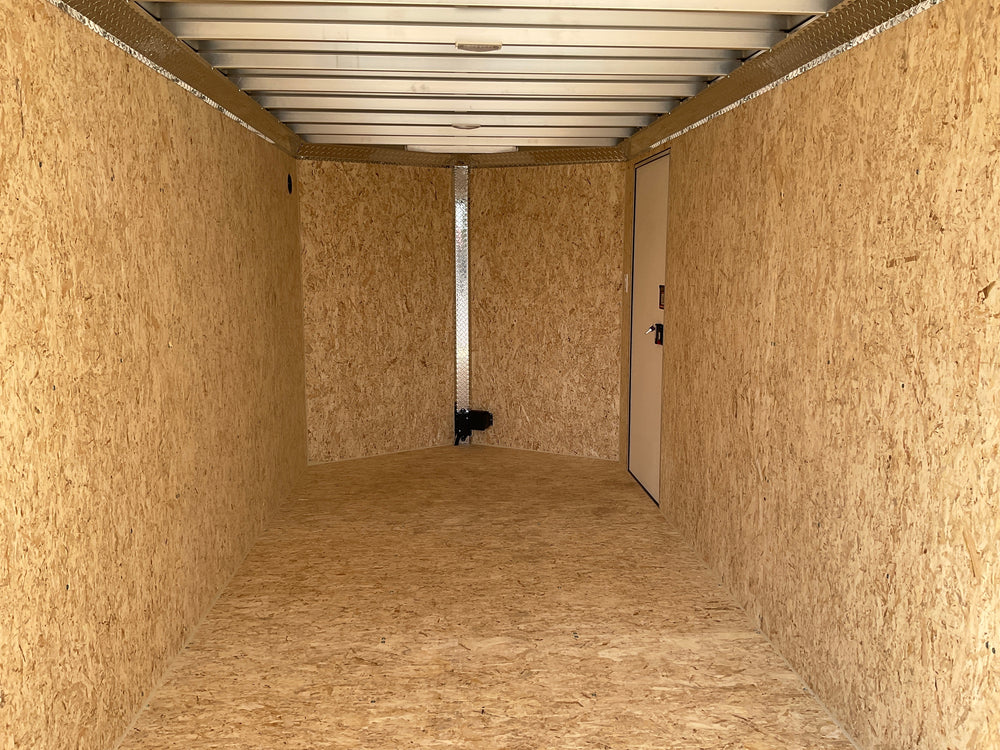 Durabull Trailers 7x16 Elite Charcoal Ramp Aluminum Cargo Trailer DuraBull Trailers