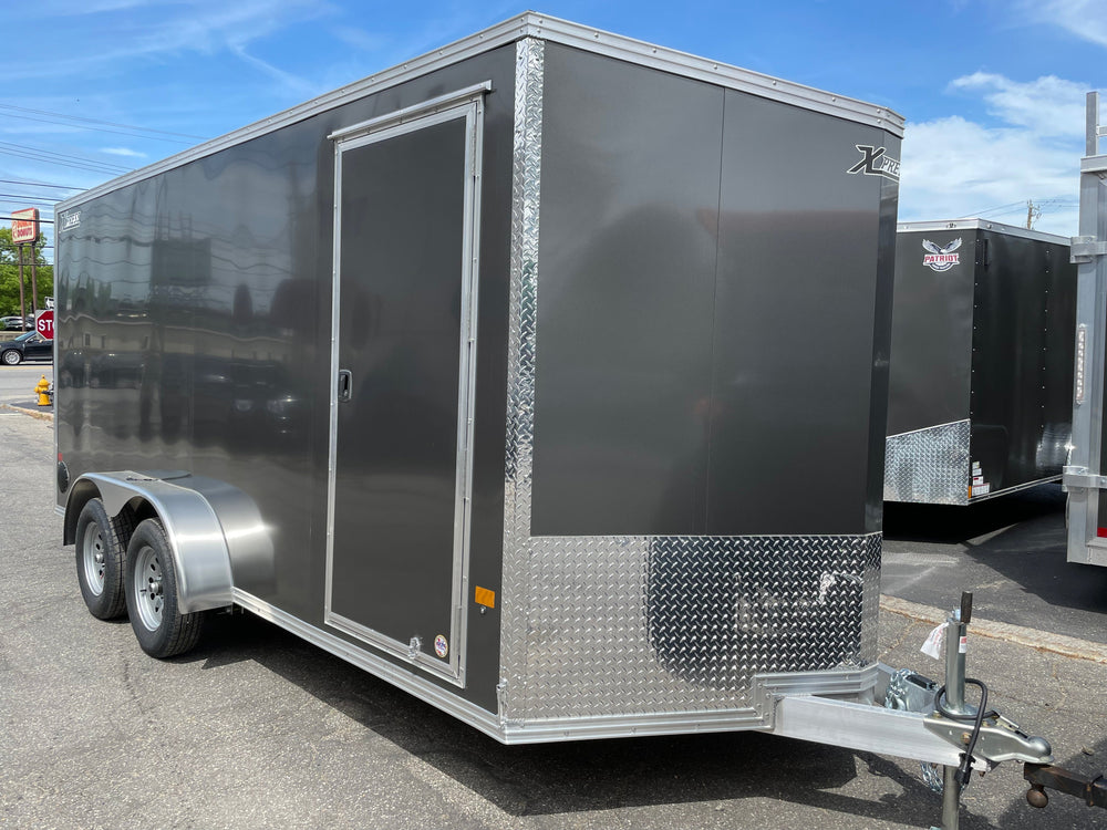 Enclosed Cargo Trailer 7'x14' Charcoal RAMP High Country Aluminum High Country Trailers