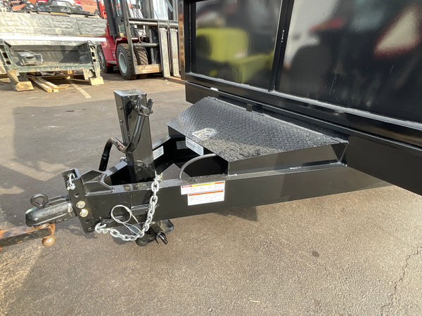 Dump Trailer 7'x16' Black Hawke 17000 GVWR with Ramps and Tarp Ron's Toy Shop, Inc.