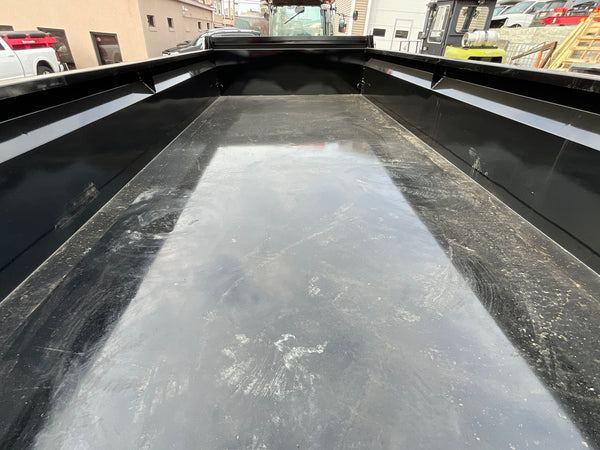Dump Trailer 7'x16' Black Hawke 17000 GVWR with Ramps and Tarp Hawke Trailers