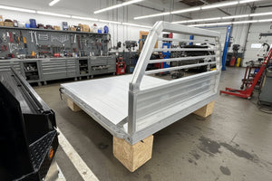 AL08485 High Country Aluminum Truck Bed for Long Bed SRW Pick up High Country Trailers
