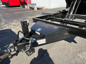 Dump Trailer 7'x16' Black Hawke 14000 GVWR with Ramps and Tarp Hawke Trailers