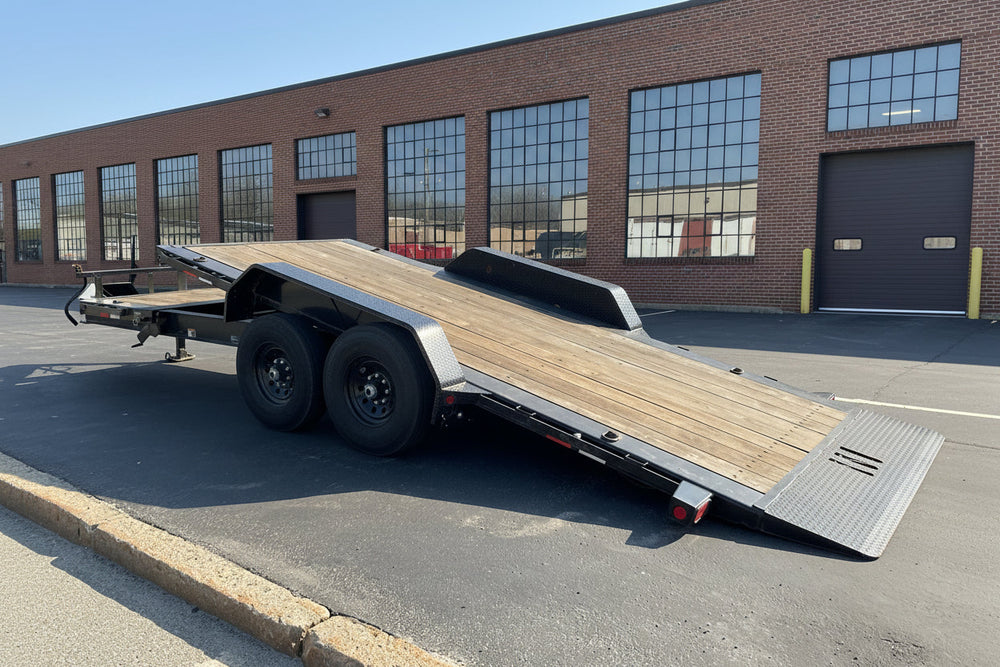 Used Load Trail 22' Gravity Tilt Equipment Trailer 14k GVWR Load Trail