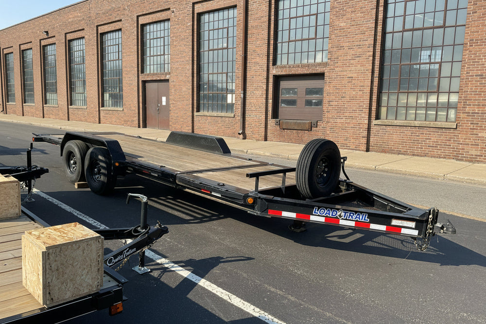 Used Load Trail 22' Gravity Tilt Equipment Trailer 14k GVWR Load Trail