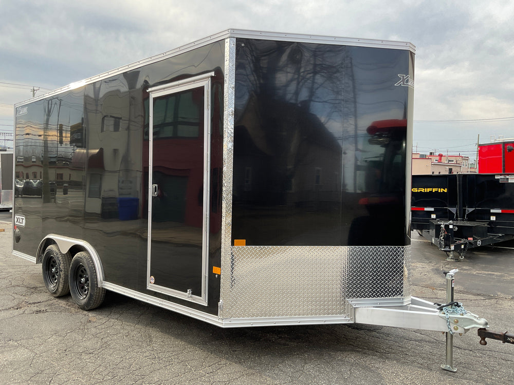 Xpress Enclosed 8.5X16 XLT PRO Black Ramp Door 7000# GVWR High Country Trailers