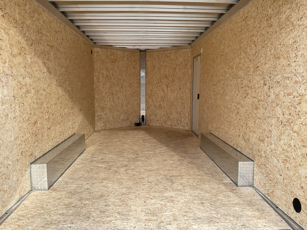 Xpress Enclosed 8.5X16 XLT PRO Black Ramp Door 7000# GVWR High Country Trailers